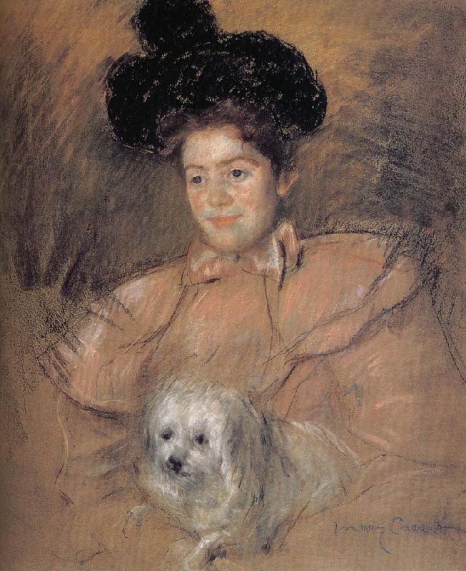 Mary Cassatt The girl holding the dog Sweden oil painting art
